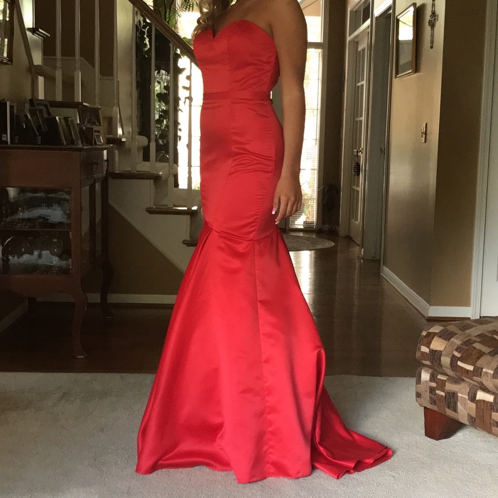 Red Prom Dress - Picture 3 of 3